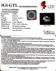 2.32 Natural Pitambari Neelam with Govt Lab Certified-(23310)